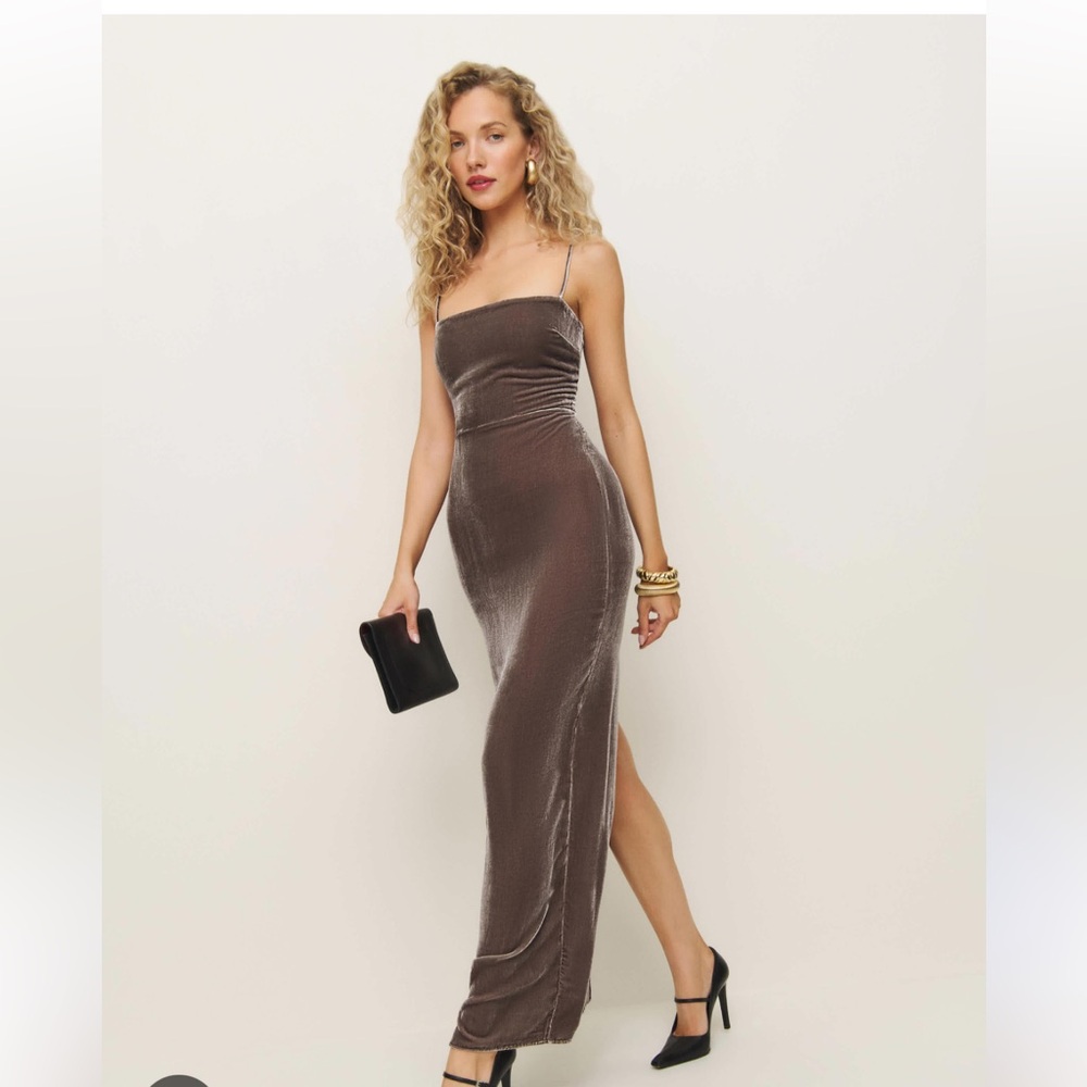 Reformation Franke Dress Velvet NWT